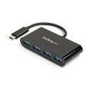 STARTEC.COM USBnu/USB 3.0/USB-C - 4x USB-A/oXp[/TB3݊/BK HB30C4AB 1