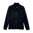 軽防寒 フリースブルゾン(男女兼用)AZ10311-008ネイビーL L 008ネイビー 10311 1枚