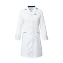 フォーク レディスシングルコート ホワイト 4L 2536SP-1-4L 1点