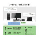ラトックシステム HDMIパソコン切替器(2台用) RS-230UH 1点
