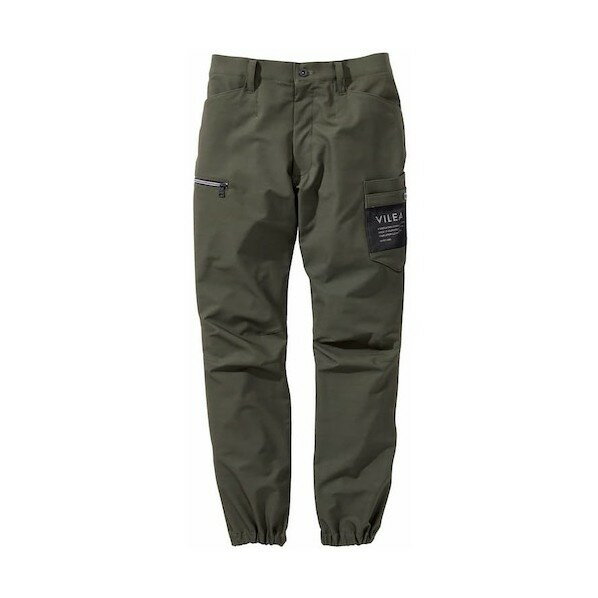 村上被服 ジョガーパンツ 3L カーキ 5893-3L-38 1点