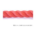 グリーンクロス ポリエチレンロープ 赤 6mm 200m巻 6300040533 1巻(2)