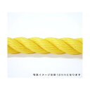 グリーンクロス ポリエチレンロープ 黄 3mm 100m巻 6300040570 1巻(2)