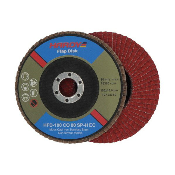 HARDY社 HARDYフラップディスクHFD-100CO80SP-HEC HFD-100CO 80 SP-H EC 10枚