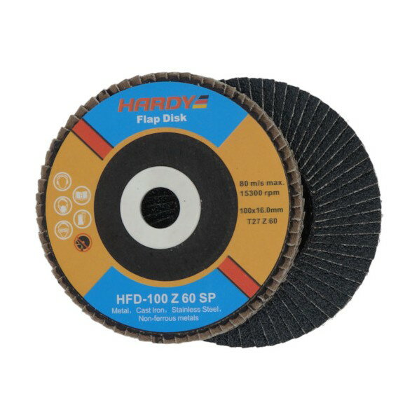 HARDY社 HARDYフラップディスクHFDー100Z60SP HFD-100Z 60 SP 10枚