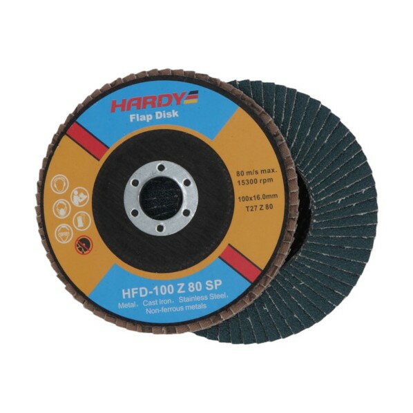 HARDY社 HARDYフラップディスクHFDー100Z80SP HFD-100Z 80 SP 10枚