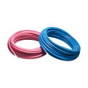 前澤給装工業 保温材付架橋ポリエチレン管 保温材5mm ピンク 13A MXPECP-1305-50Q 1点