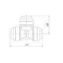 オンダ製作所 ダブルロックジョイントP WPT1型 異径チーズソケット 16A(PEX)×13A×16A(PEX) WPT1A-161316-S 1点