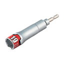 KTC 40V対応 インパクトドライバ用フレックスソケットビット 19mm BZP63AF-19 1点