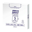オルディ ポリバッグシュレッダーマチツキゴミ袋 BOX S 0.025mm 透明 100P PBS-NS 100枚(3)