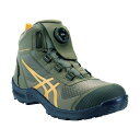 アシックス ウィンジョブ CP604 GーTX Boa (安全靴・セフティシューズ) 24.5cm マントルグリーン×タイガーイエロー 1273A084.300-24.5 1足