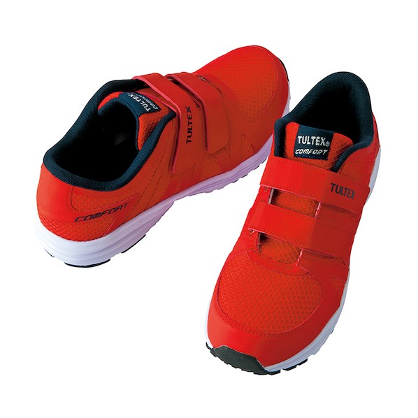 アイトス セーフティシューズ（面ファスナー）（男女兼用） 24.0 009レッド 51651 1足
