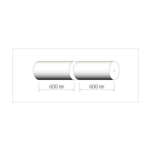 酒井化学工業 気泡緩衝材 エアーキャップ スリットロール品 ♯C650 4mm×600mm×42m ACSRC650X600X42M 1点