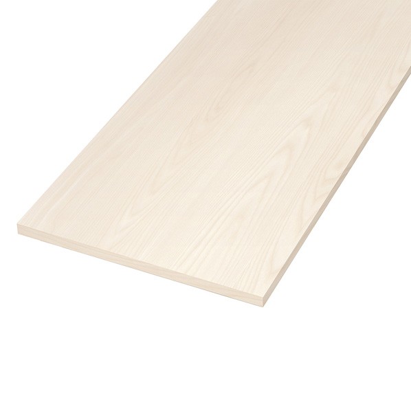 ウッドワン 仕上げてる棚板木目柄の棚板厚み20mm糸面 ホワイト(アッシュ柄) STT0600N-D1I-WH 1個