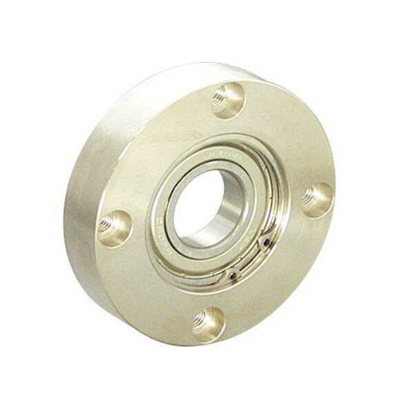 特徴 ■特徴 ボールベアリングを止め輪で固定したタイプです。 ■仕様 内径(d):5、ベアリング外径(D)(H7):16、ベアリング幅(B):5 外径(H):38、全幅(T):10、寸法(dh):12、P.C.D.:28 寸法(M)(下孔):M5XP0.8(4.3)、寸法(d1):8、寸法(H1):4.4、重量(g):75 仕様 サイズ カラー 重量 材質 入数 1個