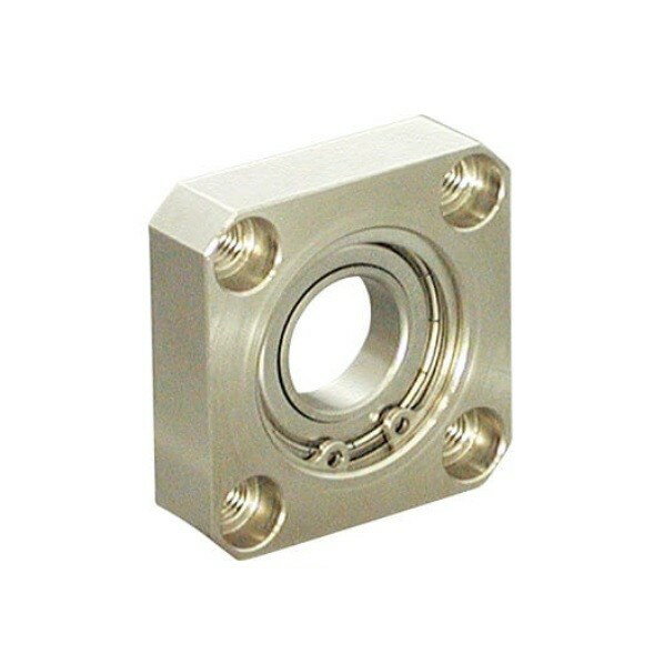 特徴 ■特徴 ボールベアリングを止め輪で固定したタイプです。 ■仕様 内径(d):12、ベアリング外径(D)(H7):32、ベアリング幅(B):10 寸法(H):56、寸法(K):43、全幅(T):15、寸法(dh):26、P.C.D.:46 寸法(M)(下孔):M5XP0.8(4.3)、寸法(d1):8、寸法(H1):4.4、重量(g):152 仕様 サイズ カラー 重量 材質 入数 1個