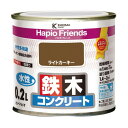 カンペハピオ ハピオフレンズ(つやあり) 水性多用途 屋内外 77×71 ライトカーキー 00077650231002 1缶