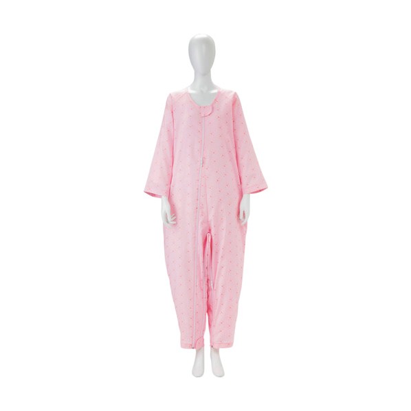 竹虎 ソフトケア(R)ねまき両開きファスナー ピンク L 106374 1枚