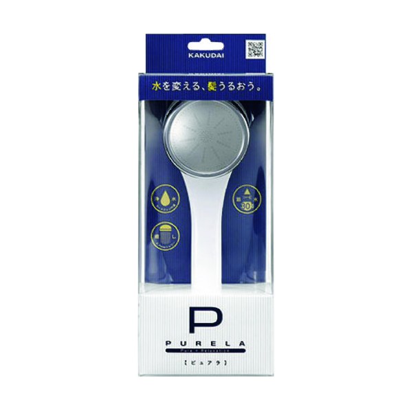 カクダイ(KAKUDAI) 浄水シャワー(ピュアラ) ホワイト 357-900-W 1個