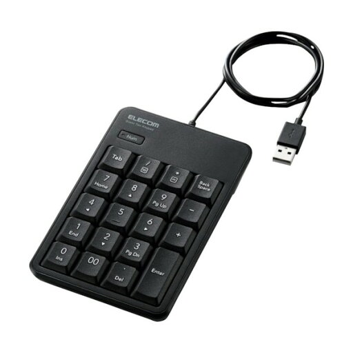 エレコム テンキーパッド 有線 静音設計 抗菌 ブラック TK-TCM021SKBK 1点 エレコム テンキーパッド 有線 静音設計 抗菌 ブラック TK-TCM021SKBK 1点