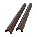 カーボーイ 安心クッション L字型 40×3.7×3.1×0.9cm ブラウン BS18 2個【2506DFD_3】