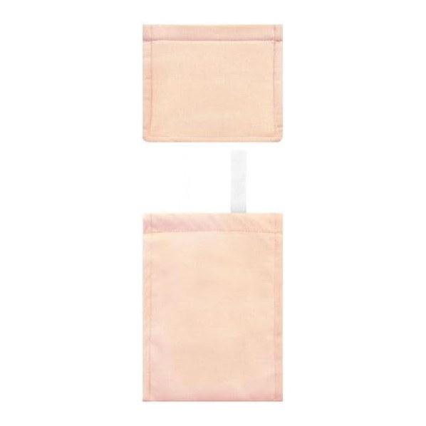 ナチュラル ペーパーホルダーカバー 17×30.5×0.5cm ピンク 1個