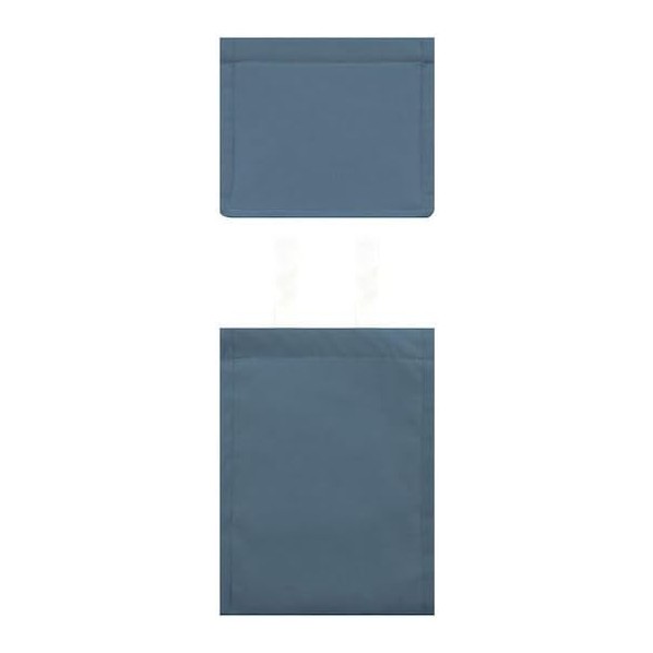 ナチュラル ペーパーホルダーカバー 17×30.5×0.5cm ブルー 1個