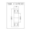 CCTYベアリングジャパン CCTY標準ベアリングベストバリュー(両側シールドタイプ) 6004