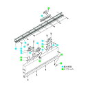 ※法人専用品※ダイケン スライデックス 傾斜レールタイプ 自閉式 HCS-8015T型 右引き用 HCS-8015TR 1セット