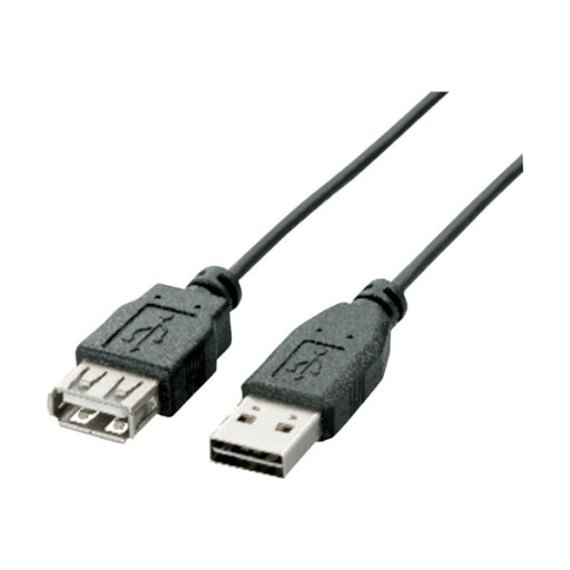 エレコム 両面挿しUSB2.0延長ケーブルA-Aタイプ1.0mブラック U2C-DE10BK エレコム 両面挿しUSB2.0延長ケーブルA-Aタイプ1.0mブラック U2C-DE10BK