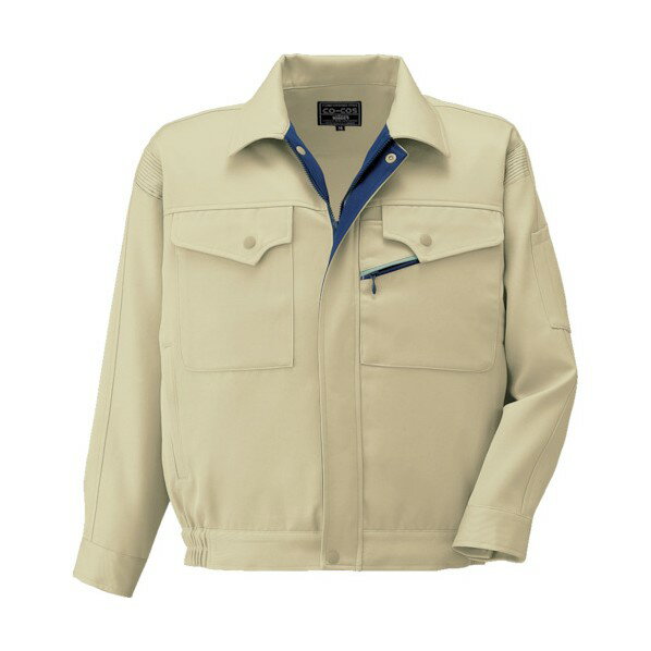 コーコス信岡 ブルゾンK-8870 2 S ベージュS K-8870-2-S 1点
