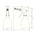 フルプラ ダイヤスプレーエクセレント500ライトブルー 107 x 109 x 214 mm 1点 その1