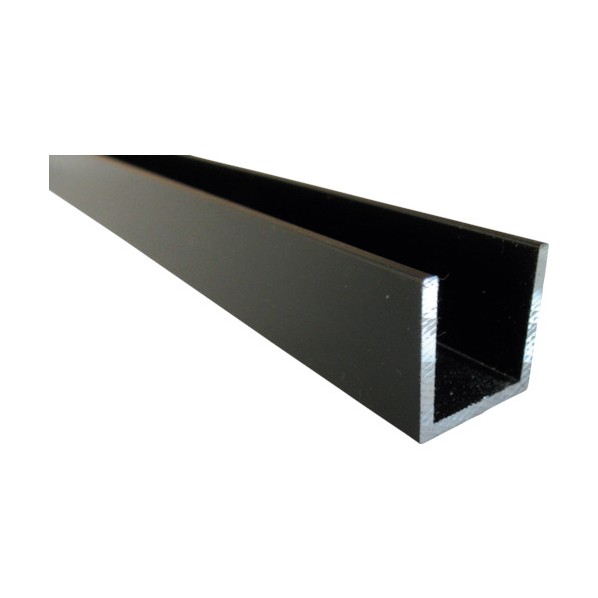 アルインコ アルミチャンネル 15X15X2．0 ブラック 4m FE101K 1個