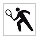 グリーンクロス JISピクトサイン テニスコート 150角 6300001283 1点