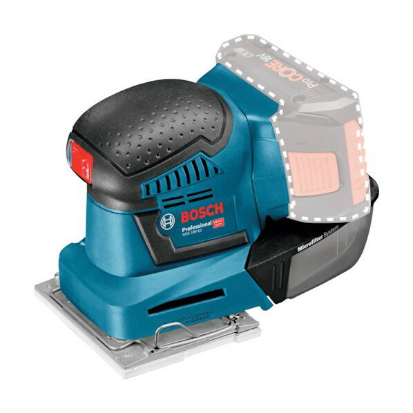 ボッシュ コードレスオービタルサンダー本体のみ 198×142×113mm ブルー GSS18V-LINH 1台【bd_2410】