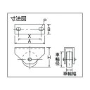 丸喜金属本社 マルコン枠付重量車105mm平型 C2400105