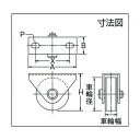 丸喜金属本社 枠付重量車50mm平型 C140050