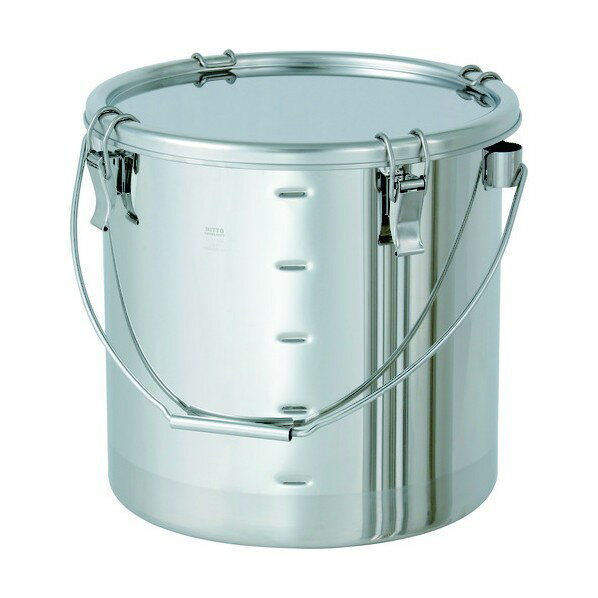 日東金属工業 吊り下げ式ステンレス密閉容器 目盛付 クリップ式 4L CTB-M-18 1点