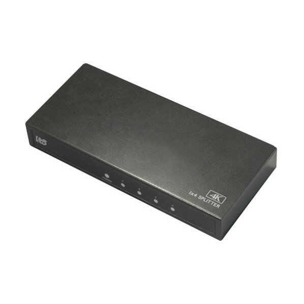 ラトックシステム 4K60Hz対応 1入力4出力 HDMI分配器 RS-HDSP4P-4KZ 1点