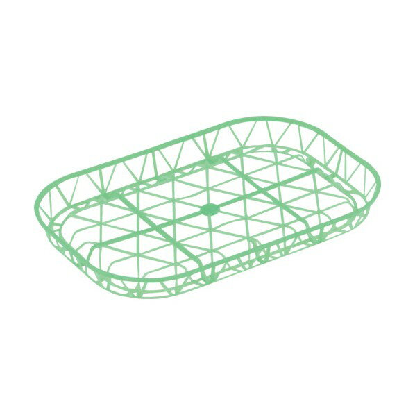 ※法人専用品※サンコー 干物篭(小) 緑 8Y5102 1点