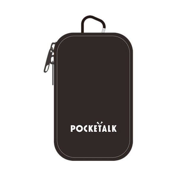 ソースネクスト POCKETALK (ポケトーク) S Plus 専用ポーチ(ブラック) PTSP-PBK 00...