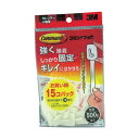 3M(スリーエム) コマンドフックお買得パック 幅22mm?長さ30mm?奥行10mm CM17CI15HN 15個入