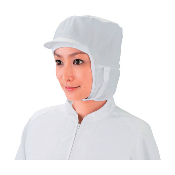 サンエス 清涼セミフードキャップ L ホワイト FX75310-L-C11 1点