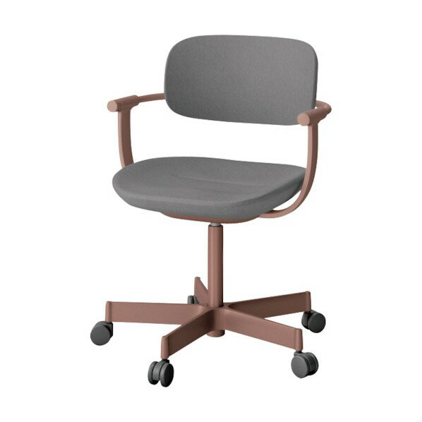 イトーキ バーテブラ03チェア 5本脚タイプ フレームチェストナットブラウン・布地グレー KG-825CD-F2C5..