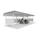 ※法人専用品※イナバ 自転車置場 BM-28SL N 豪雪型 BM-28-GH2817 1点
