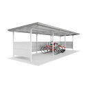 ※法人専用品※イナバ 自転車置場 BFX-25L 一般型 BFX-25-GA0252 1点