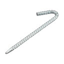 トラスコ ユニクロ異形ロープ止めJ型10×300mm 302 x 55 x 12 mm TRJ-Y1030I 1点