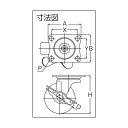 トラスコ TYGシリーズ 自在SP付 ナイロン車 38mm 300 x 238 x 197 mm TYGNYB-38 80点