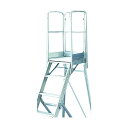 TRUSCO TDAD用踊場手すり 高さ900mm 550×1350×100MM TDAD-TOD 1個