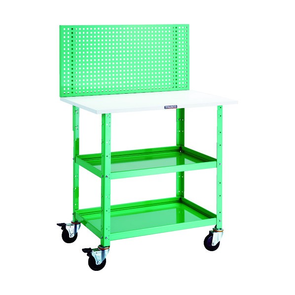 TRUSCO バーディーワゴン 上部パンチングパネル 天板仕様 600×400×1352 BDW-P972T-YG 1個